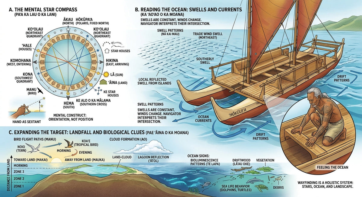 Reading the Sky and Sea: The Science, Storytelling, and Art of Polynesian Wayfinding