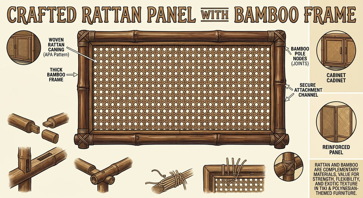 Sourcing, Authenticating, and Restoring Vintage Mid-Century Rattan Furniture