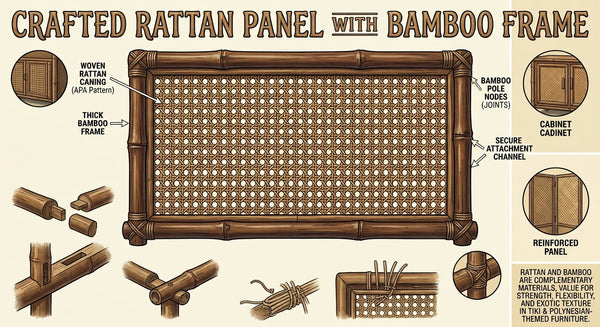 Sourcing, Authenticating, and Restoring Vintage Mid-Century Rattan Furniture