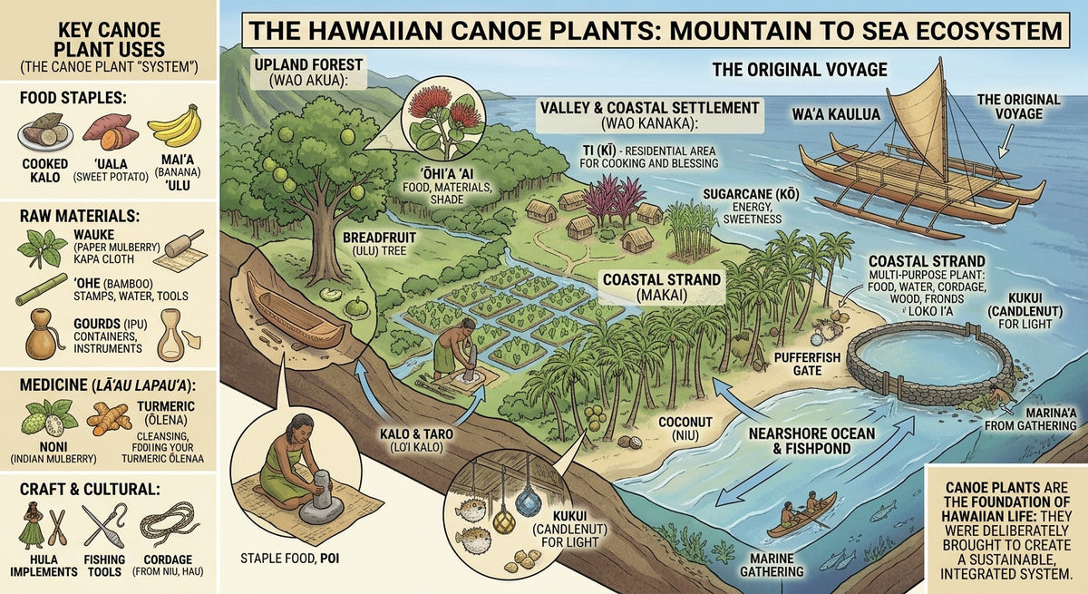 Hawaiian Canoe Plants: Living Cargo - The History, Uses, and Cultural Value